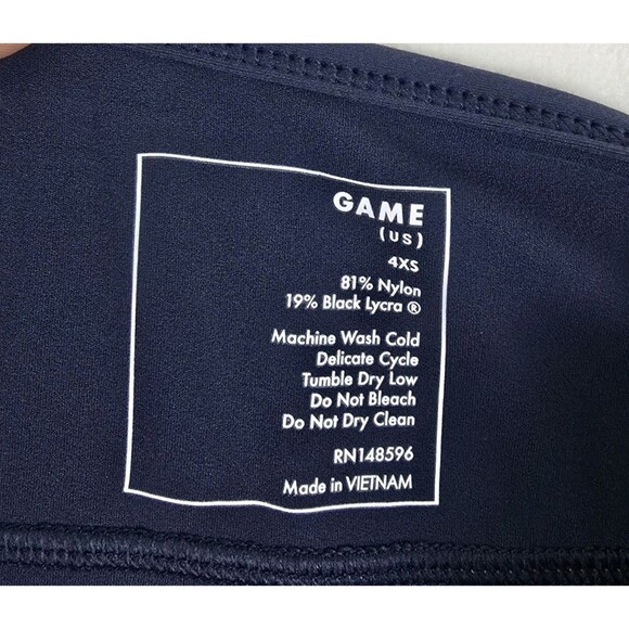 Universal Standard Next to Naked Navy Blue Bodysuit Women’s Size 00/0 NEW 4XS - Picture 4 of 9